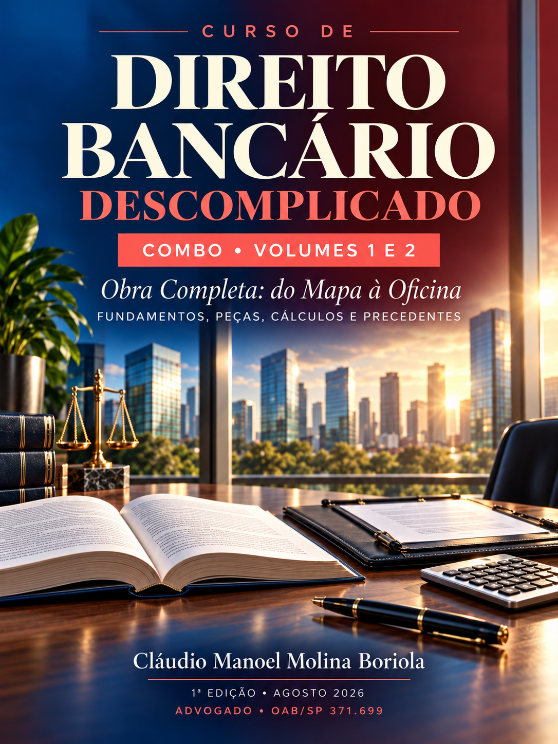 Capa de Curso de Direito Bancário Descomplicado. Obra Completa (Volumes 1 e 2)
