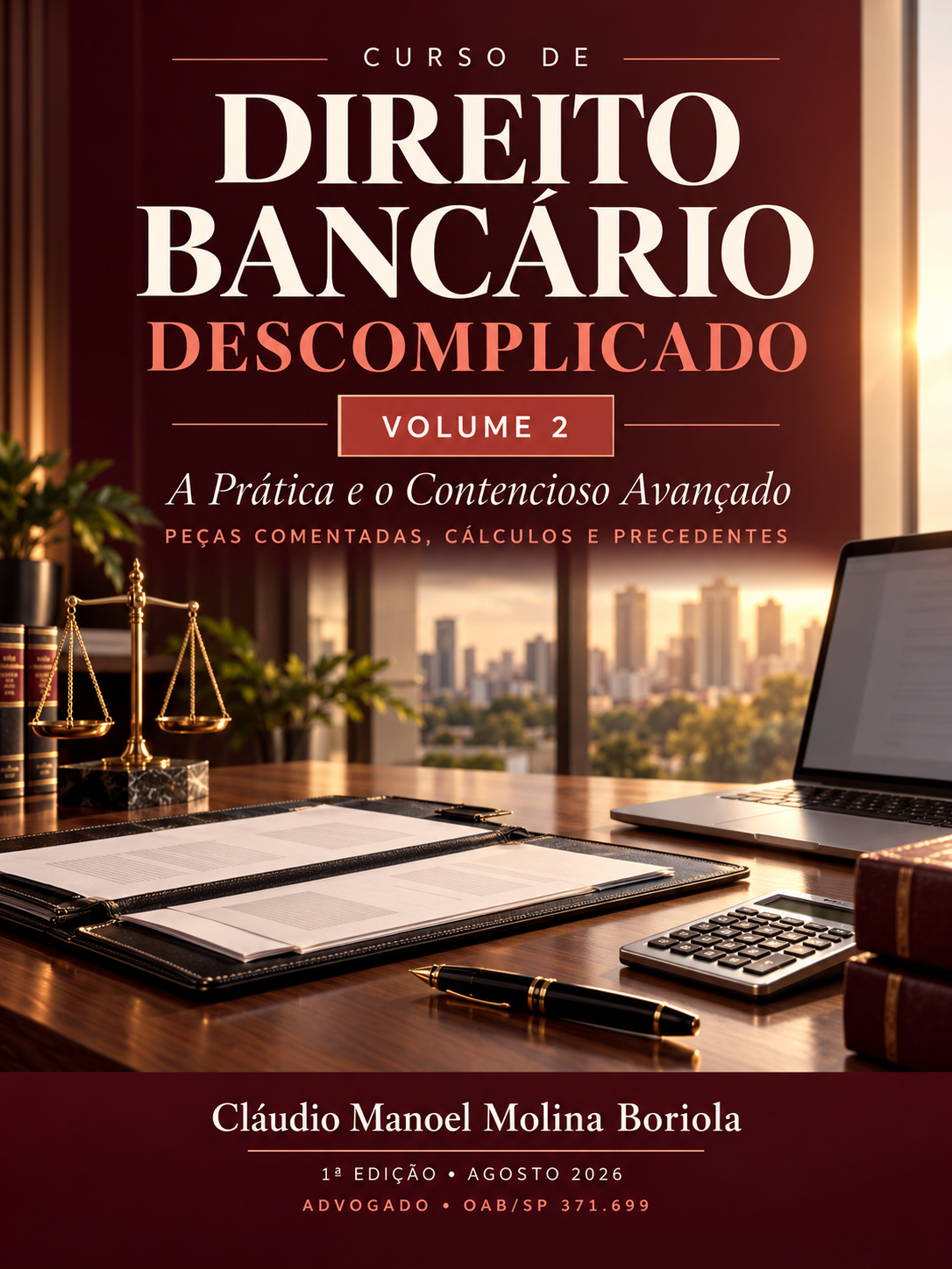 Capa de Curso de Direito Bancário Descomplicado. Volume 2: A Prática e o Contencioso Avançado
