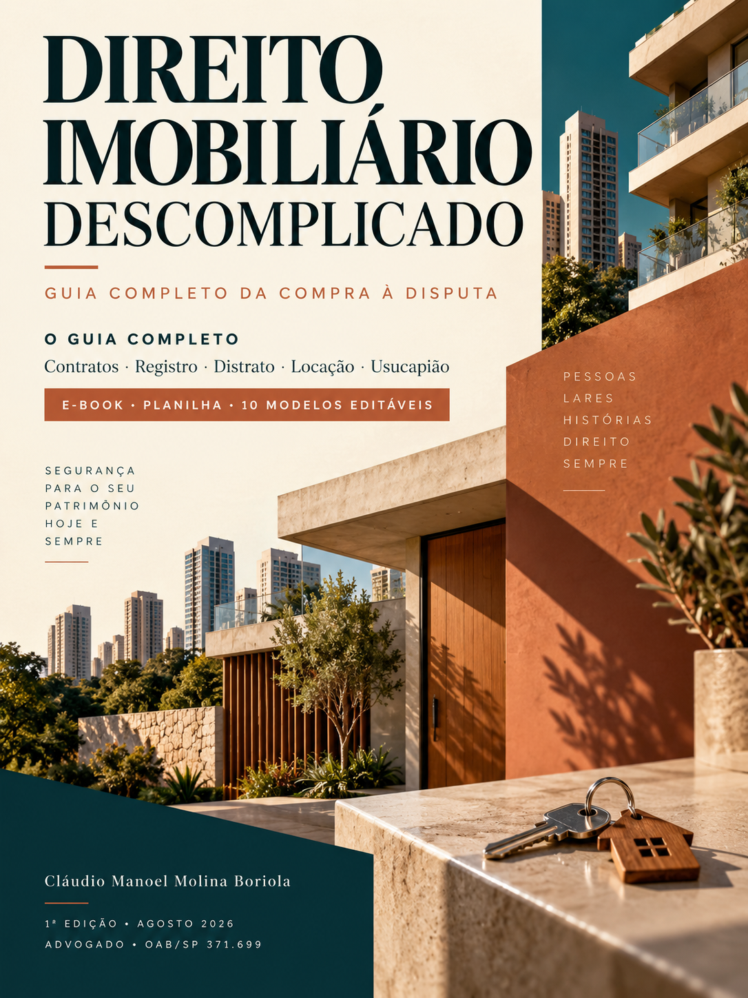 Capa de Direito Imobiliário Descomplicado: o Guia Completo da Compra à Disputa