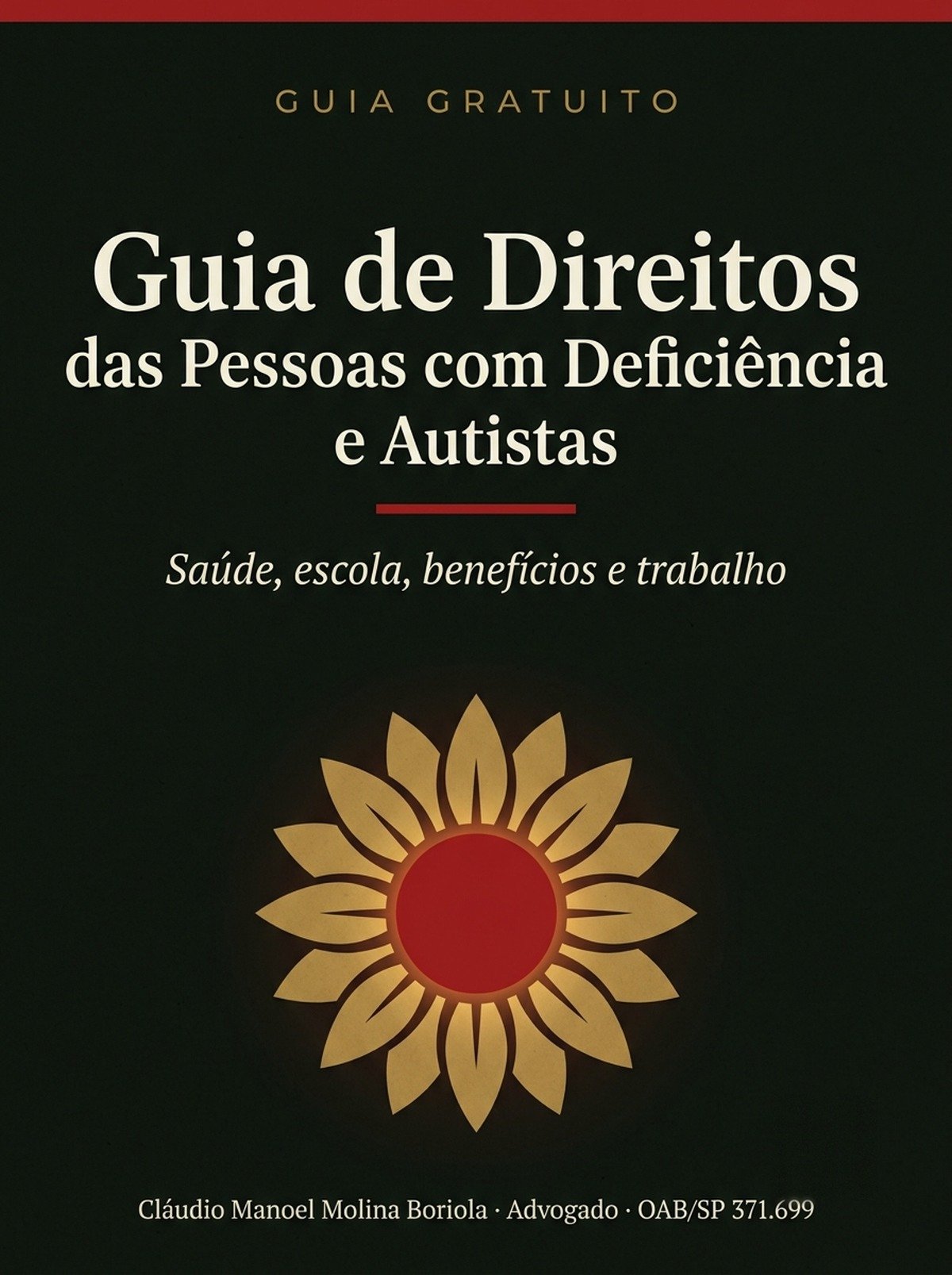 Capa de Guia de Direitos das Pessoas com Deficiência e Autistas