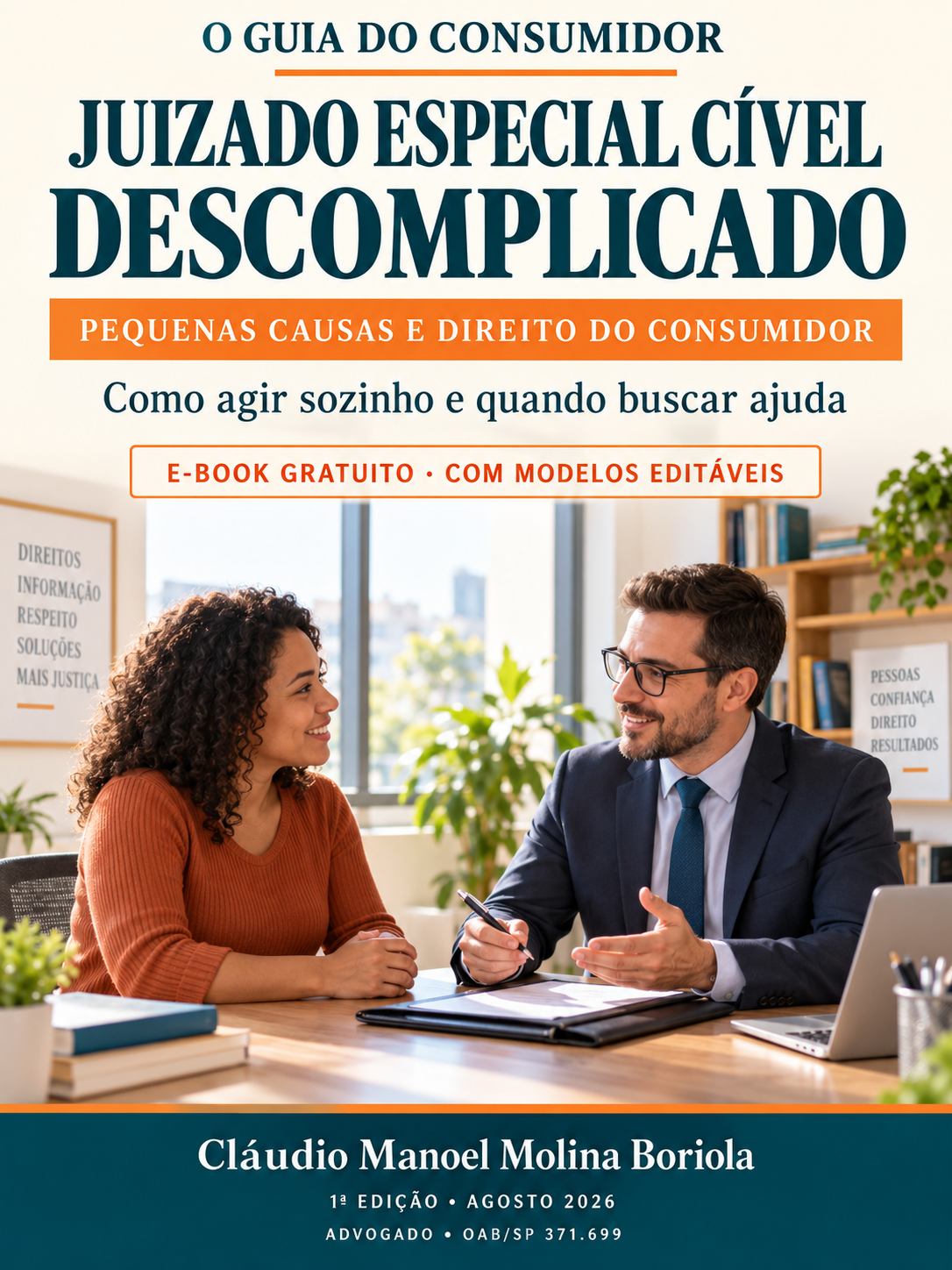 Capa de Juizado Especial Cível Descomplicado: o Guia do Consumidor